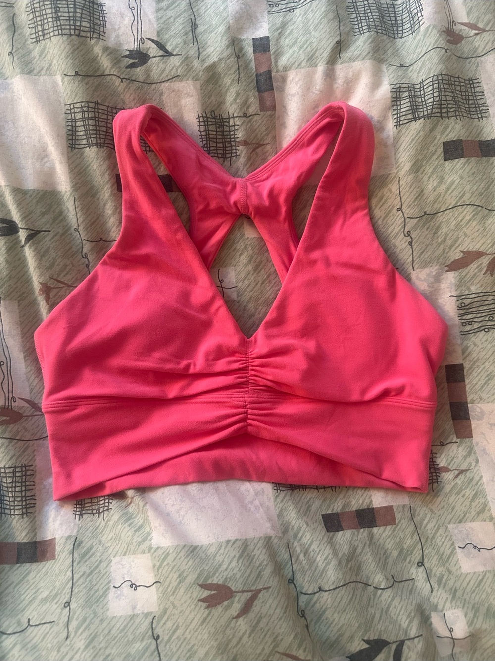 Aritzia Pink Butter Volley Sports Bra